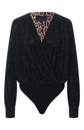 Женское боди PHILIPP PLEIN черного цвета по цене 156390 руб., арт. F20C WRK0203 PTE003N | Фото 1 Женское боди PHILIPP PLEIN черного цвета, арт. F20C WRK0203 PTE003N | Фото 1
