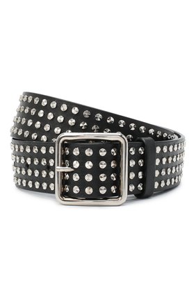 Женский кожаный ремень ALEXANDER MCQUEEN черного цвета по цене 108500 руб., арт. 494042/1AC8Y | Фото 1 Женский кожаный ремень ALEXANDER MCQUEEN черного цвета, арт. 494042/1AC8Y | Фото 1 (Материал: Натуральная кожа)