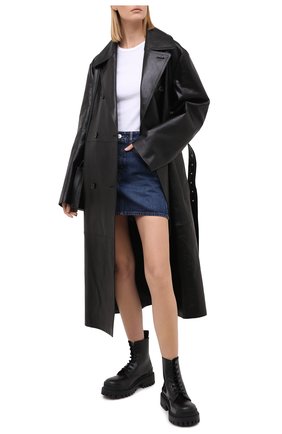 Женская джинсовая юбка BALENCIAGA синего цвета по цене 41150 руб., арт. 626000/TDW14 | Фото 2 Женская джинсовая юбка BALENCIAGA синего цвета, арт. 626000/TDW14 | Фото 2