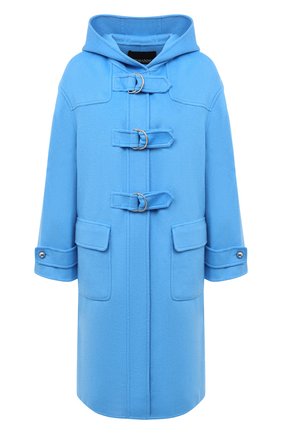 Женское шерстяное пальто ERMANNO ERMANNO SCERVINO голубого цвета по цене 95800 руб., арт. 47T CP03 VIN | Фото 1 Женское шерстяное пальто ERMANNO ERMANNO SCERVINO голубого цвета, арт. 47T CP03 VIN | Фото 1