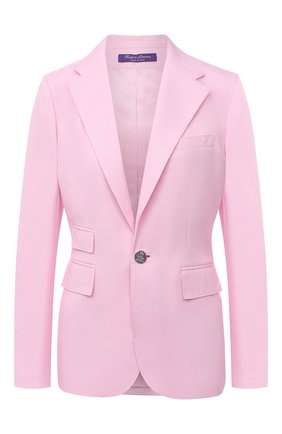 Женский кашемировый жакет RALPH LAUREN розового цвета по цене 294500 руб., арт. 290626882 | Фото 1 Женский кашемировый жакет RALPH LAUREN розового цвета, арт. 290626882 | Фото 1 (Длина (для топов): Стандартные; Рукава: Длинные; Материал внешний: Шерсть, Кашемир; Материал подклада: Купро; Женское Кросс-КТ: Жакет-одежда; Случай: Формальный; 1-2-бортные: Однобортные; Стили: Кэжуэл)