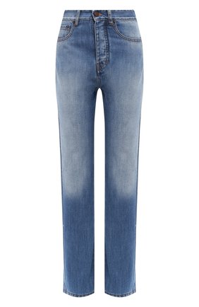 Женские джинсы VICTORIA, VICTORIA BECKHAM голубого цвета по цене 31600 руб., арт. 2320DJE001767A | Фото 1 Женские джинсы VICTORIA, VICTORIA BECKHAM голубого цвета, арт. 2320DJE001767A | Фото 1