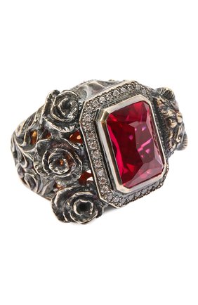 Женское кольцо lion&roses QUEENSBEE разноцветного цвета по цене 70180 руб., арт. 102057/25,61 | Фото 1 Женское кольцо lion&roses QUEENSBEE разноцветного цвета, арт. 102057/25,61 | Фото 1