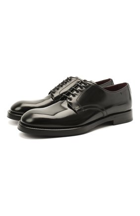 Мужские кожаные дерби DOLCE & GABBANA черного цвета по цене 65200 руб., арт. A10610/A1203 | Фото 1 Мужские кожаные дерби DOLCE & GABBANA черного цвета, арт. A10610/A1203 | Фото 1