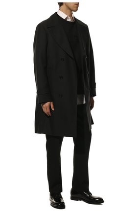 Мужские кожаные дерби DOLCE & GABBANA черного цвета по цене 65200 руб., арт. A10610/A1203 | Фото 2 Мужские кожаные дерби DOLCE & GABBANA черного цвета, арт. A10610/A1203 | Фото 2