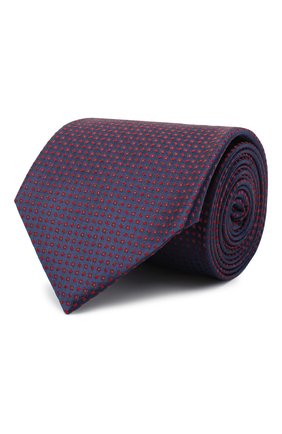 Мужской шелковый галстук BRIONI фиолетового цвета, арт. 062I00/09425 | Фото 1 (Материал: Текстиль, Шелк; Принт: С принтом; Региональные ограничения белый список (Axapta Mercury): RU)