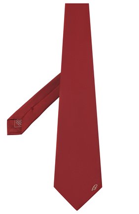 Мужской шелковый галстук BRIONI красного цвета, арт. 062H00/0943C | Фото 2 (Материал: Текстиль, Шелк; Принт: Без принта; Региональные ограничения белый список (Axapta Mercury): RU)