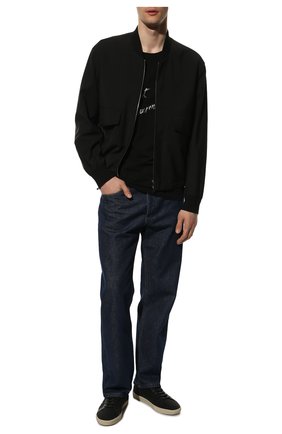 Мужские текстильные кеды court classic sl/06 SAINT LAURENT черного цвета по цене 45850 руб., арт. 611106/GUP50 | Фото 2 Мужские текстильные кеды court classic sl/06 SAINT LAURENT черного цвета, арт. 611106/GUP50 | Фото 2