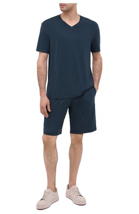 Мужская пижама ERMENEGILDO ZEGNA синего цвета по цене 29950 руб., арт. N6H111040 | Фото 1 Мужская пижама ERMENEGILDO ZEGNA синего цвета, арт. N6H111040 | Фото 1