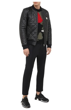 Мужские текстильные кроссовки sorrento DOLCE & GABBANA черного цвета по цене 62400 руб., арт. CS1822/AW476 | Фото 2 Мужские текстильные кроссовки sorrento DOLCE & GABBANA черного цвета, арт. CS1822/AW476 | Фото 2
