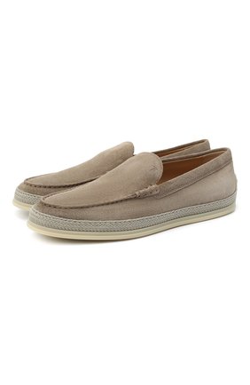 Мужские замшевые слипоны TOD’S светло-серого цвета по цене 34450 руб., арт. XXM0TV0AJ30RE0 | Фото 1 Мужские замшевые слипоны TOD’S светло-серого цвета, арт. XXM0TV0AJ30RE0 | Фото 1