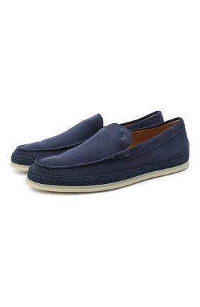 Мужские замшевые слипоны TOD’S темно-синего цвета по цене 34450 руб., арт. XXM0TV0AJ30RE0 | Фото 1 Мужские замшевые слипоны TOD’S темно-синего цвета, арт. XXM0TV0AJ30RE0 | Фото 1