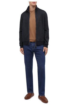 Мужские кожаные мокасины TOD’S коричневого цвета по цене 35250 руб., арт. XXM64C00640VYP | Фото 2 Мужские кожаные мокасины TOD’S коричневого цвета, арт. XXM64C00640VYP | Фото 2