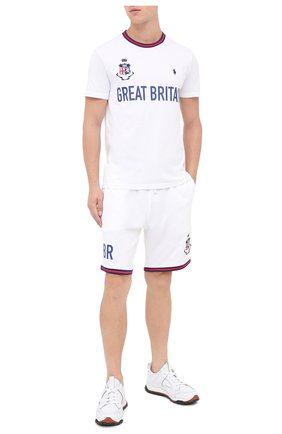 Мужская хлопковая футболка POLO RALPH LAUREN белого цвета по цене 7640 руб., арт. 710803522 | Фото 2 Мужская хлопковая футболка POLO RALPH LAUREN белого цвета, арт. 710803522 | Фото 2