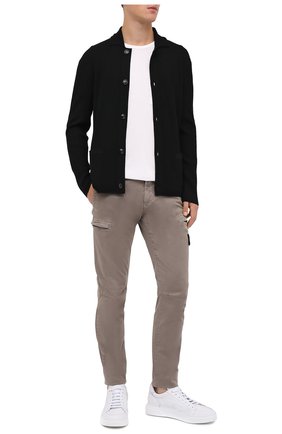 Мужская шерстяной кардиган EMPORIO ARMANI черного цвета по цене 29950 руб., арт. 6H1GX1/1MHWZ | Фото 2 Мужская шерстяной кардиган EMPORIO ARMANI черного цвета, арт. 6H1GX1/1MHWZ | Фото 2