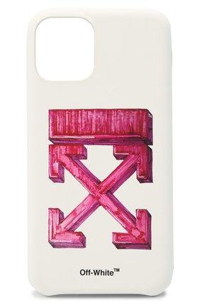 Мужской чехол для iphone 11 pro OFF-WHITE белого цвета по цене 6180 руб., арт. 0MPA018E20PLA0040125 | Фото 1 Мужской чехол для iphone 11 pro OFF-WHITE белого цвета, арт. 0MPA018E20PLA0040125 | Фото 1