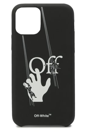 Мужской чехол для iphone 11 pro OFF-WHITE черного цвета по цене 6180 руб., арт. 0MPA018E20PLA0051001 | Фото 1 Мужской чехол для iphone 11 pro OFF-WHITE черного цвета, арт. 0MPA018E20PLA0051001 | Фото 1