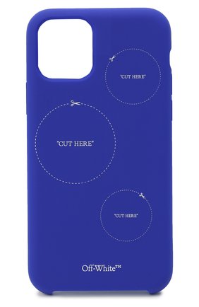 Мужской чехол для iphone 11 pro OFF-WHITE синего цвета по цене 6890 руб., арт. 0MPA018F20PLA0054501 | Фото 1 Мужской чехол для iphone 11 pro OFF-WHITE синего цвета, арт. 0MPA018F20PLA0054501 | Фото 1
