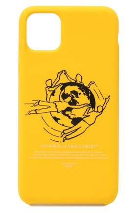 Чехол для iphone 11 pro max OFF-WHITE желтого цвета, арт. 0MPA019F20PLA0041810 | Фото 1 (Кросс-КТ: Деактивировано)