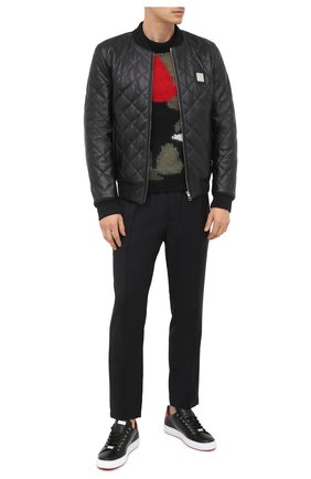 Мужские кожаные кеды PHILIPP PLEIN черного цвета по цене 55855 руб., арт. F20S MSC2816 PLE045N | Фото 2 Мужские кожаные кеды PHILIPP PLEIN черного цвета, арт. F20S MSC2816 PLE045N | Фото 2