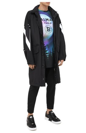 Мужские кожаные кеды PHILIPP PLEIN черного цвета по цене 51990 руб., арт. F20S MSC2852 PLE075N | Фото 2 Мужские кожаные кеды PHILIPP PLEIN черного цвета, арт. F20S MSC2852 PLE075N | Фото 2