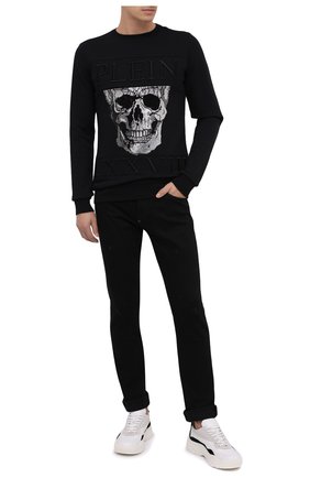 Мужской хлопковый свитшот PHILIPP PLEIN черного цвета по цене 88740 руб., арт. F20C MJO0712 PJO002N | Фото 2 Мужской хлопковый свитшот PHILIPP PLEIN черного цвета, арт. F20C MJO0712 PJO002N | Фото 2