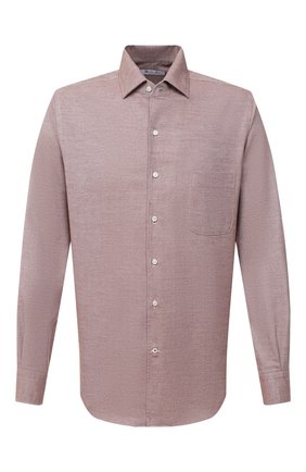 Мужская хлопковая рубашка LORO PIANA светло-коричневого цвета по цене 48800 руб., арт. FAL4358 | Фото 1 Мужская хлопковая рубашка LORO PIANA светло-коричневого цвета, арт. FAL4358 | Фото 1