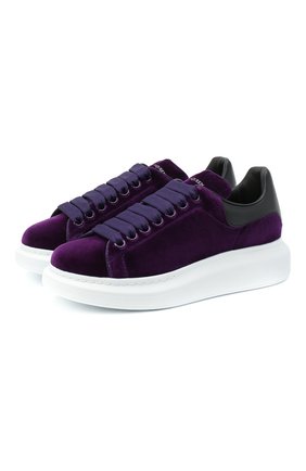 Женские текстильные кеды ALEXANDER MCQUEEN фиолетового цвета по цене 37850 руб., арт. 553775/W4KMF | Фото 1 Женские текстильные кеды ALEXANDER MCQUEEN фиолетового цвета, арт. 553775/W4KMF | Фото 1