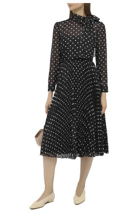 Женская блузка REDVALENTINO черно-белого цвета по цене 39400 руб., арт. UR0AB1Y0/5DT | Фото 2 Женская блузка REDVALENTINO черно-белого цвета, арт. UR0AB1Y0/5DT | Фото 2