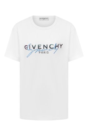 Женская хлопковая футболка GIVENCHY белого цвета по цене 46700 руб., арт. BW707Z3Z3Q | Фото 1 Женская хлопковая футболка GIVENCHY белого цвета, арт. BW707Z3Z3Q | Фото 1