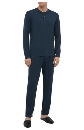 Мужская пижама ERMENEGILDO ZEGNA синего цвета по цене 35450 руб., арт. N6H031040 | Фото 1 Мужская пижама ERMENEGILDO ZEGNA синего цвета, арт. N6H031040 | Фото 1