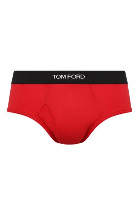 Мужские хлопковые брифы TOM FORD красного цвета по цене 4995 руб., арт. T4LC11040 | Фото 1 Мужские хлопковые брифы TOM FORD красного цвета, арт. T4LC11040 | Фото 1