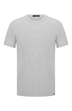 Мужские хлопковая футболка TOM FORD серого цвета по цене 10550 руб., арт. T4M081040 | Фото 1 Мужские хлопковая футболка TOM FORD серого цвета, арт. T4M081040 | Фото 1
