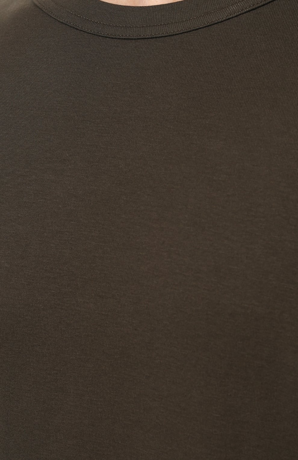 Мужская хлопковая футболка TOM FORD хаки цвета, арт. T4M081040 | Фото 5 (Кросс-КТ: домашняя одежда; Рукава: Короткие; Длина (для топов): Стандартные; Материал внешний: Хлопок; Мужское Кросс-КТ: Футболка-белье)