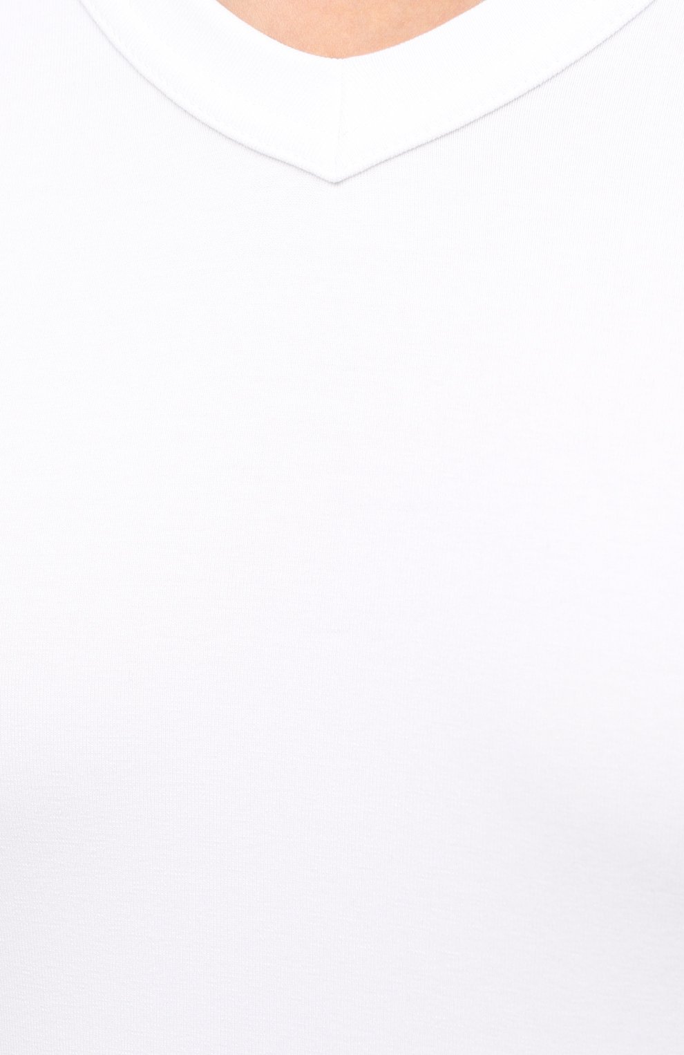 Мужская хлопковая футболка TOM FORD белого цвета, арт. T4M091040 | Фото 5 (Кросс-КТ: домашняя одежда; Рукава: Короткие; Длина (для топов): Стандартные; Материал внешний: Хлопок; Мужское Кросс-КТ: Футболка-белье)