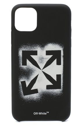 Чехол для iphone 11 pro max OFF-WHITE черного цвета, арт. 0MPA019E20PLA0021001 | Фото 1 (Материал: Пластик)