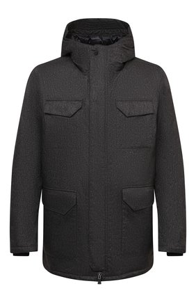 Мужская пуховая куртка HERNO темно-серого цвета по цене 69950 руб., арт. PI161UL/12393 | Фото 1 Мужская пуховая куртка HERNO темно-серого цвета, арт. PI161UL/12393 | Фото 1