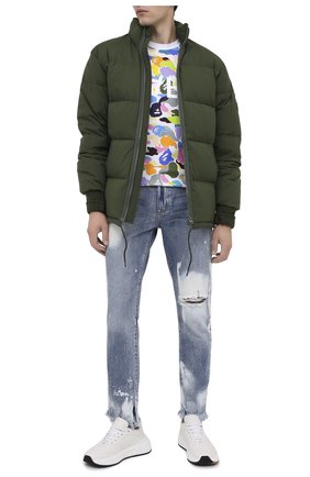 Мужская хлопковая футболка BAPE разноцветного цвета по цене 12750 руб., арт. 1G80109002 | Фото 2 Мужская хлопковая футболка BAPE разноцветного цвета, арт. 1G80109002 | Фото 2