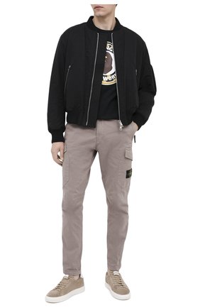 Мужская хлопковая футболка BAPE черного цвета по цене 8945 руб., арт. 1G80110005 | Фото 2 Мужская хлопковая футболка BAPE черного цвета, арт. 1G80110005 | Фото 2