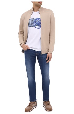 Мужские джинсы JACOB COHEN синего цвета по цене 47250 руб., арт. J688 LIMITED C0MF 08792-W2/54 | Фото 2 Мужские джинсы JACOB COHEN синего цвета, арт. J688 LIMITED C0MF 08792-W2/54 | Фото 2