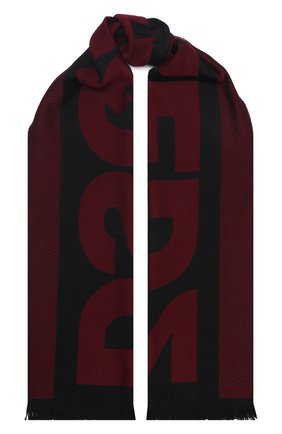 Мужской шерстяной шарф DSQUARED2 бордового цвета по цене 17500 руб., арт. SCM0015 01W01070 | Фото 1 Мужской шерстяной шарф DSQUARED2 бордового цвета, арт. SCM0015 01W01070 | Фото 1
