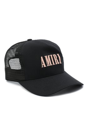 Мужской хлопковая бейсболка AMIRI черного цвета по цене 29850 руб., арт. F0A39137C0 | Фото 1 Мужской хлопковая бейсболка AMIRI черного цвета, арт. F0A39137C0 | Фото 1