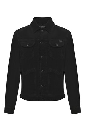 Мужская хлопковая куртка TOM FORD черного цвета по цене 97800 руб., арт. BVJ19/TFD116 | Фото 1 Мужская хлопковая куртка TOM FORD черного цвета, арт. BVJ19/TFD116 | Фото 1