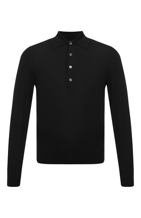 Мужское шерстяное поло TOM FORD черного цвета по цене 67450 руб., арт. BVM94/TFK132 | Фото 1 Мужское шерстяное поло TOM FORD черного цвета, арт. BVM94/TFK132 | Фото 1