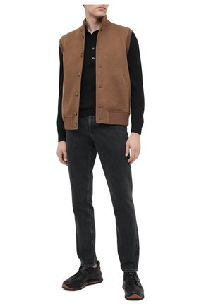 Мужское шерстяное поло TOM FORD черного цвета по цене 67450 руб., арт. BVM94/TFK132 | Фото 2 Мужское шерстяное поло TOM FORD черного цвета, арт. BVM94/TFK132 | Фото 2