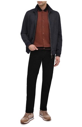 Мужской хлопковые брюки TOM FORD черного цвета по цене 67700 руб., арт. BVJ19/TFD002 | Фото 2 Мужской хлопковые брюки TOM FORD черного цвета, арт. BVJ19/TFD002 | Фото 2