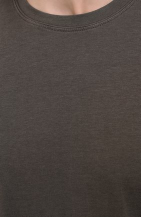 Мужская футболка TOM FORD хаки цвета, арт. BV229/TFJ950 | Фото 5 (Принт: Без принта; Рукава: Короткие; Длина (для топов): Стандартные; Региональные ограничения белый список (Axapta Mercury): RU; Материал внешний: Хлопок, Лиоцелл, Растительное волокно; Стили: Кэжуэл)