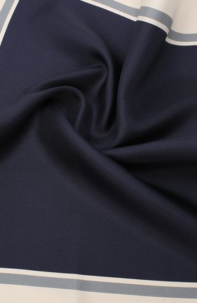 Мужской шелковый платок TOM FORD темно-синего цвета по цене 15600 руб., арт. 8TF96/TF312 | Фото 2 Мужской шелковый платок TOM FORD темно-синего цвета, арт. 8TF96/TF312 | Фото 2