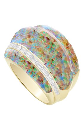 Женские кольцо STEPHEN WEBSTER бесцветного цвета, арт. 3022116 | Фото 1 (Материал сплава: Желтое золото; Драгоценные камни: Бриллианты)