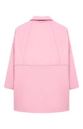 Детское пальто KARL LAGERFELD KIDS розового цвета по цене 22150 руб., арт. Z16093 | Фото 2 Детское пальто KARL LAGERFELD KIDS розового цвета, арт. Z16093 | Фото 2 (Материал внешний: Синтетический материал, Шерсть; Рукава: Длинные; Кросс-КТ: Сезон: демисезон; Длина (верхняя одежда): Длинные; Ростовка одежда: 9 лет | 134 см, 12 лет | 152 см, 13 - 15 лет | 158 см, 16 лет | 164 см, 5 лет | 110 см, 7 лет | 122 см)